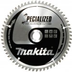 Makita Pilový kotouč na hliník, plast a laminátové dřevo B-09597 Specialized, 190x30mm, 60 zubů – Hledejceny.cz