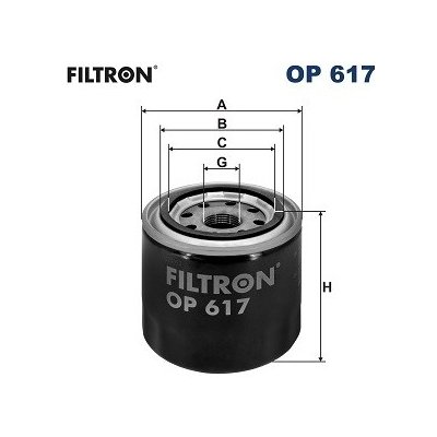 Olejový filtr FILTRON OP 617 | Zboží Auto