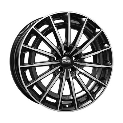 CMS C38 8.5x20 5x108 ET45 gloss black + polished – Hledejceny.cz