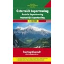 Rakousko Supertouring autoatlas 1:150 000