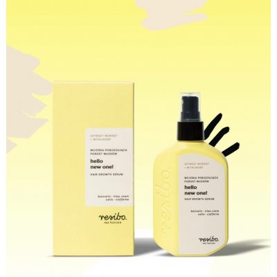Resibo Hello New One! přírodní sérum pro růst vlasů 100 ml – Zboží Dáma