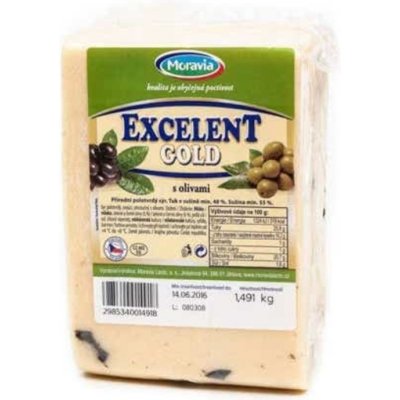 Moravia Lacto Excelent Gold sýr olivy 1.5kg – Sleviste.cz
