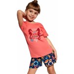 Cornette Kids Seahorse Dívčí pyžamo broskvová