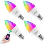 Nous LED Smart sada žárovek 4ks E14 4,5W RGB WiFi Tuya – Zboží Živě