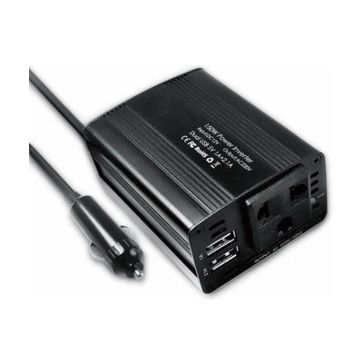 Eurocase AC/DC ,12V/220V, 150W, USB, autozástrčka PI-150-CARPLUG