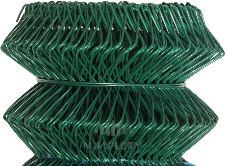 Poplastované pletivo ECONOMY bez ND výška 150 cm, drát 2,5 mm, oko 60x60 mm, PVC, zelené