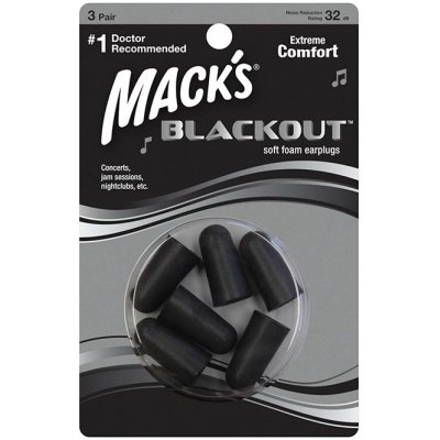 Mack's Blackout špunty do uší 7 párů