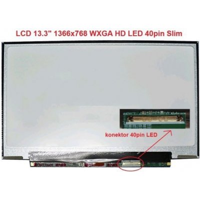 Asus U36SG display 13.3" LED LCD displej WXGA HD 1366x768 lesklý povrch – Zboží Mobilmania