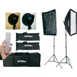 FILM-TECHNIKA Studiový set verze III - 2x softbox LED světlo + 2x stativ (nastavení teploty + voštiny) SOFTBOX 1 (VERZE 3) Sada obsahuje voštiny pro usměrnění světla – Hledejceny.cz