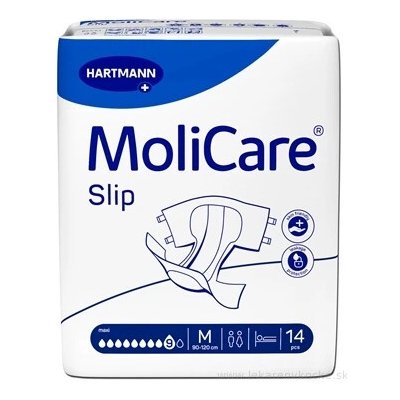 MOLICARE Slip maxi 9 kapek M inkontinenční kalhotky 70 - 120 cm 3510 ml 14 ks – Zbozi.Blesk.cz