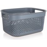 BRILANZ Košík úložný 23 x 17 x 12 cm 3,3 l antracit – Hledejceny.cz