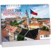 Kalendář stolní čtrnáctidenní Česká republika / 23cm x 16cm / K684 2024
