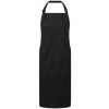 Zástěra Premier Workwear Zástěra z recyklovaného materiálu a biobavlny PR120 Black 86x72cm