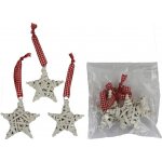 Hvězda bílá 7cm 6ks P0348 – Hledejceny.cz