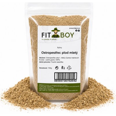 FITBOY Ostropestřec plod mletý 100 g – Hledejceny.cz