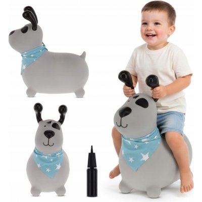 Sun Baby Gumové hopsadlo šedý s pumpičkou 12 m+ – Zboží Mobilmania