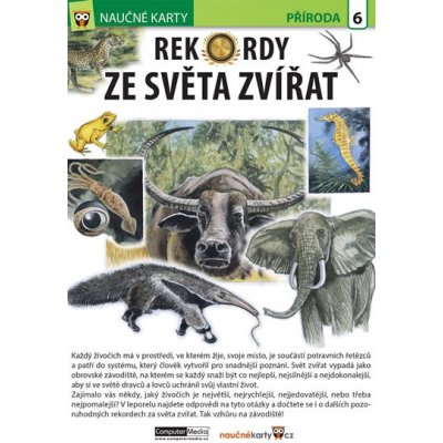 Naučné karty Rekordy z říše zvířat – Zbozi.Blesk.cz