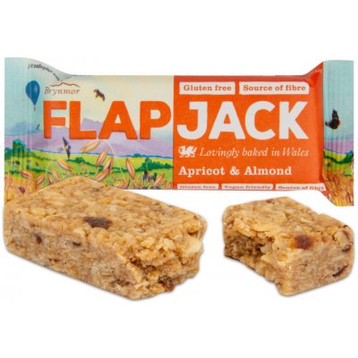 Wholebake Flapjack ovesný meruňka mandle bezlepkový 80 g – Sleviste.cz