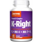 Jarrow K-Right komplex vitaminu K 60 softgel kapslí – Hledejceny.cz