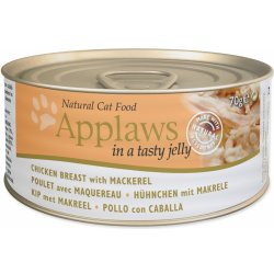 Applaws kuře & makrela v jemném jelly 70 g