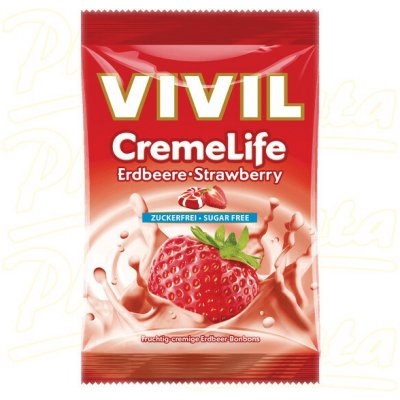 Vivil Creme life jahoda bez cukru 60 g – Zbozi.Blesk.cz