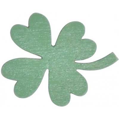 MFP 8886426 Dekorace čtyřlístek 12ks zelený 3cm – Zboží Mobilmania