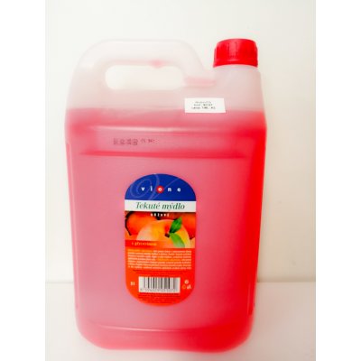 Vione tekuté mýdlo s perletí růžové Broskev 5 l – Zboží Dáma