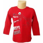 Chlapecké tričko GLO-STORY dino s nýtky dlouhý rukáv Černá, – Hledejceny.cz