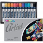 Artist olejové pastely metalické 12 barev – Zboží Dáma