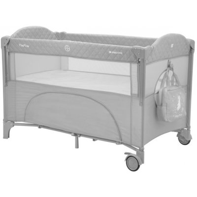 KikkaBoo Postýlka cestovní Milky Way Grey – Zboží Dáma