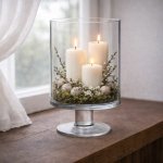 Wikholm Form Skleněná mísa na noze Laila vyšší M – Zboží Dáma