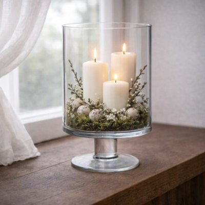 Wikholm Form Skleněná mísa na noze Laila vyšší M – Zboží Dáma