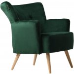 Nordic Design Gustic smaragdově zelené sametové – Zboží Dáma