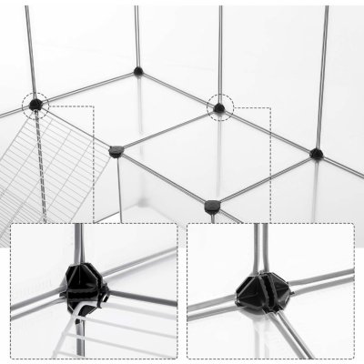 Trixie Prodlužovací sada pro 62460 bílá kov 35 x 35 cm, 4 panely – Zboží Dáma