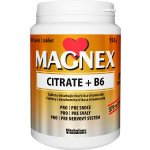 Magnex Citrate 375mg+B6 100 chew tablet – Hledejceny.cz