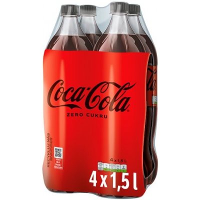 Coca Cola zero 4 x 1,5 l