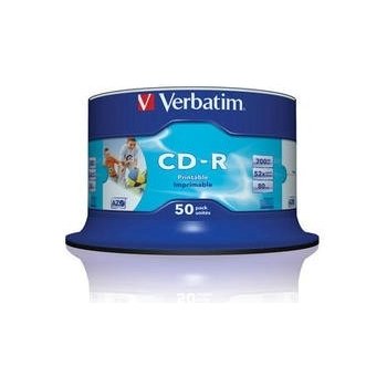 Verbatim CD-R 700MB 52x, AZO, printable, spindle, 50ks (43438)