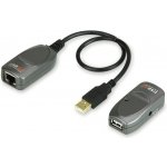 ATEN USB 2.0 extender pro Cat5/Cat5e/Cat6 do 60m UCE-260 – Zboží Živě