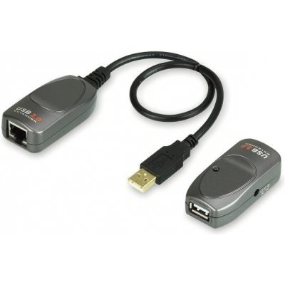 ATEN USB 2.0 extender pro Cat5/Cat5e/Cat6 do 60m UCE-260 – Zboží Živě