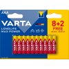 Baterie primární Varta Longlife Max Power AAA 10ks 4703101410