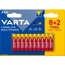 Varta Longlife Max Power AAA 10ks 4703101410
