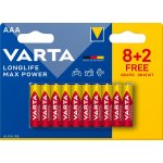 Varta Longlife Max Power AAA 10ks 4703101410 – Hledejceny.cz