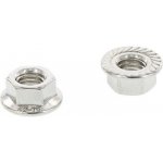 DIN6923 M10 ušl. ocel A4-80 šestihr. matka se zajišť. zuby s přír. (100 ks) – Sleviste.cz