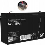 Green Cell 6V 15Ah – Zboží Živě