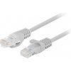 síťový kabel Lanberg PCU5-10CC-0025-S patch, CAT.5E UTP, 0.25m, šedý