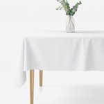 Goldea sváteční hranatý teflonový ubrus bílý s lesklými obdélníčky 120x120 cm – Hledejceny.cz