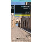 Rhodos 1:75.000 turistická mapa – Zboží Dáma