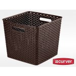 CURVER RATTAN MY STYLE L 35 x 30 x 22 cm tmavě hnědý 03612-210 – Hledejceny.cz