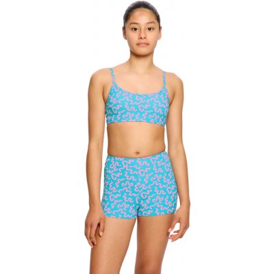 Modibodi crop top Splice Wavy Blue horní díl – Hledejceny.cz
