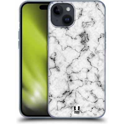 Pouzdro Head Case Apple iPhone 15 Plus Bílý mramor – Zboží Mobilmania